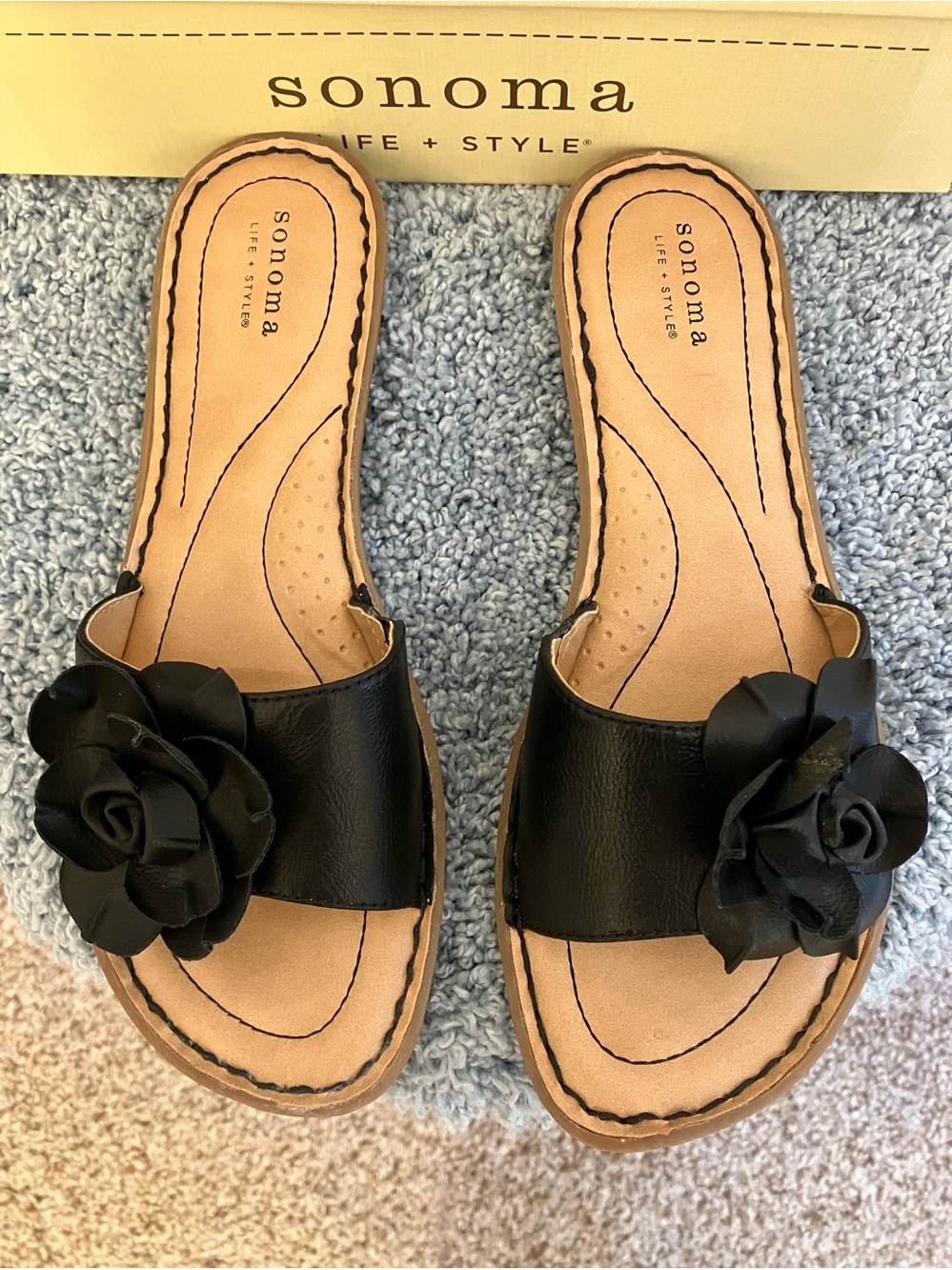 Sonoma Flower Slide Sandals